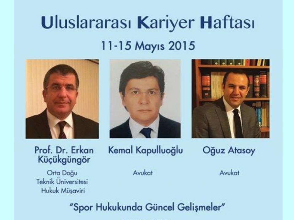 DAÜ Hukuk Fakültesi'nden "Spor Hukukunda Güncel Gelişmeler" adlı konferans